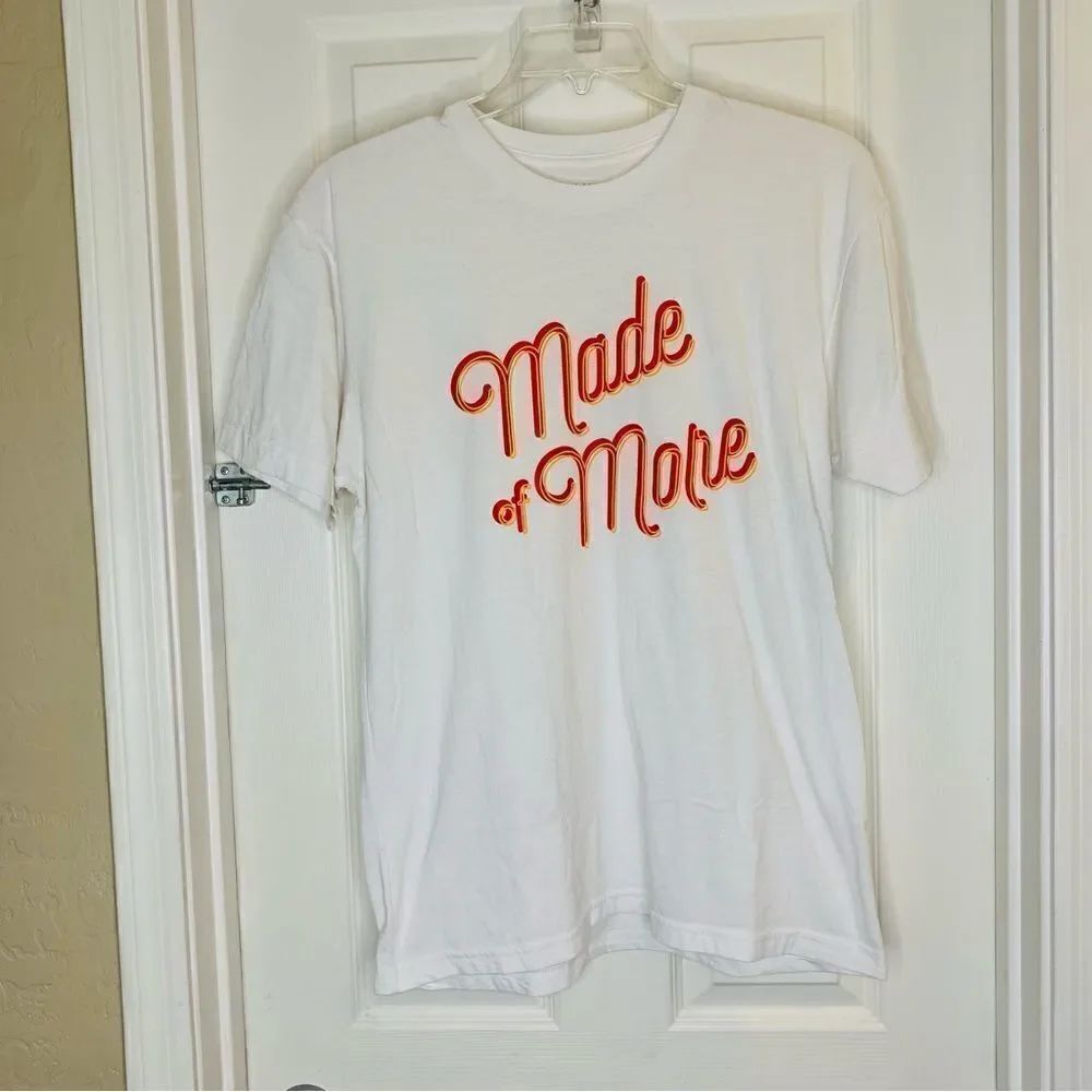 Spanx One Size short sleeve Tee Shirt T-Shirt Sleep Shirt White Made of More